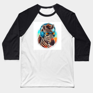 Zebra sticker for Smartphones phone case Hoodies Tshirts Wallart Baseball T-Shirt